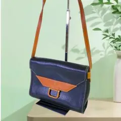 Courreges クレージュ レトロ ミニ レザー ショルダーバッグ