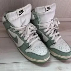 Nike ハイカットスニーカー ホワイト/グリーン
