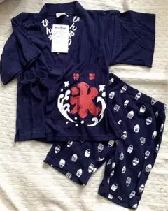 新品　甚平　氷柄　カットソー素材