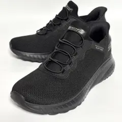 未使用級 スケッチャーズ スニーカー スリップインズ 23.0 黒 J2101
