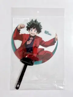 ヒロヴィラフェス　クリアうちわ　緑谷