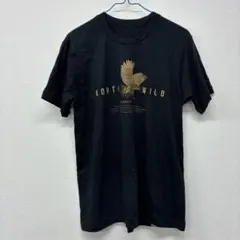 北の野生 ブラック半袖Tシャツ Mサイズ 黒　ホ77