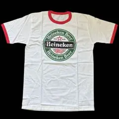 未着用 90s Heineken ハイネケン リンガーTシャツ Mサイズ ①