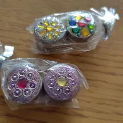 装飾缶小物入れ風アロマキャンドル 2個入2セット