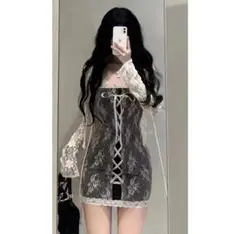 suzen アリエク　レース ワンピース　セットアップ