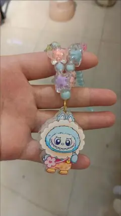キャラクター付きストラップ 多色
