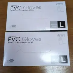 使い捨てPVC手袋 Lサイズ 100枚入り