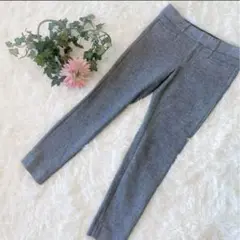 BANANA REPUBLIC グレー スリムフィットスラックス小さいサイズ00