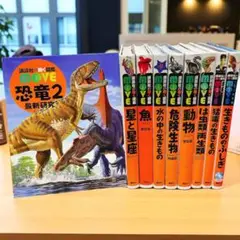 講談社の動く図鑑MOVE 図鑑セット【9冊・全DVD付き】　まとめ　カバー無