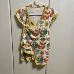 カラフルキャラクター柄ロンパース