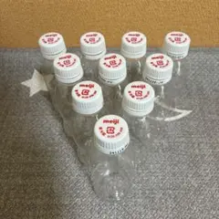 明治R-1 空き容器 10本 キャップ付き　(1)