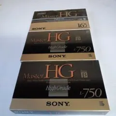 SONY ベータテープ 3本　未開封品