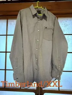 Timberland 長袖チェックシャツ XXLT