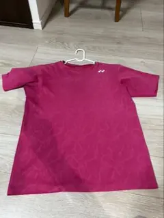 ピンク 半袖 Tシャツ 抽象模様