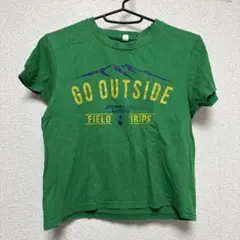 グリーンTシャツ キッズ用 緑　140 コットン100%
