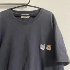 MAISON KITSUNE ネイビー Tシャツ 半袖