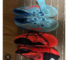 asics 陸上競技用スパイクシューズ 2足セット