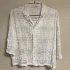 ⭐︎スタジオクリップ美品⭐︎アソートチェック開襟シャツ　フリーサイズ
