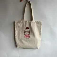 アーティストバンドドローイングYakult エコバッグ オーガニックコットン