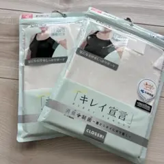 キレイ宣言 汗取り機能 消臭 新品 タンクトップ