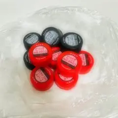 ペットボトルキャップ 赤黒12個