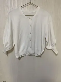 ✨美品✨【GRL】パール付きニットカーディガン