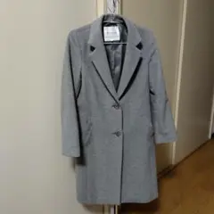 マイストラーダ◎36◎Mystrada◎ロングコート◎グレー◎アンゴラ