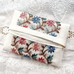インド刺繍リボン♡ティッシュケース カバー77