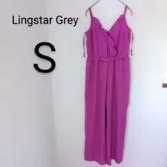 送料込❤Lingstar Grey 【S】パープル 紫 オールインワン