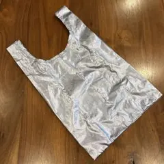 baggu baby メタリックブルー　ベビー　バグー　エコバッグ