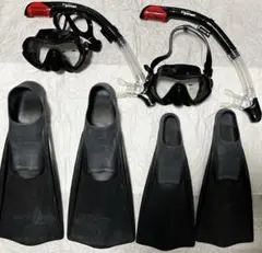 シュノーケルセット　LサイズとSSサイズのセット