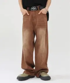 Ressaca カラーウォッシュデニムパンツ