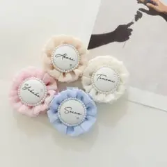 《カラーが選べる♡》お名前ロゼット♡ネームロゼット♡ネームキーホルダー♡推し活♡