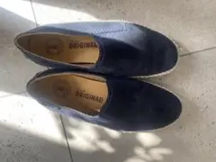 クラークス✴︎スリッポン✴︎ネイビー.uk9サイズ