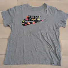 Nike フルーツ柄 Tシャツ Lサイズ グレー