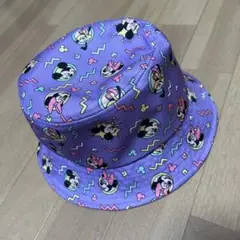 リトシー ディズニー柄 紫色 バケットハット