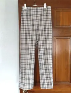 terawear emu チェックパンツ