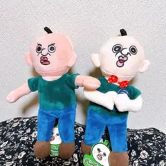 パンパンくんの日常　ぶるぶるぬいぐるみ　全2種セット　ラウンドワン　コンプリート