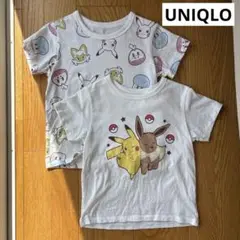 UNIQLO ポケモンTシャツ100 ⭐︎2枚セット