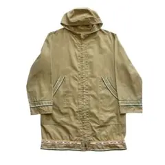 〜70s ヴィンテージ ダブルジップパーカー ハーフコート 古着 XXL