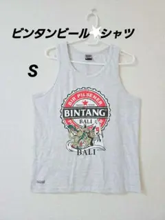 BINTANG BALi タンクトップ Sサイズ ライトグレー