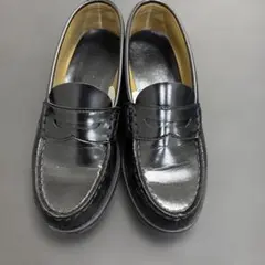 黒 ローファー　24.5cm HARUTA