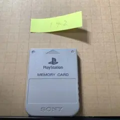 中古 PS1 メモリーカード プレステ1 MC 142