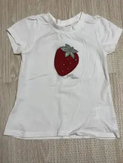 petit main 100サイズ Tシャツ いちご