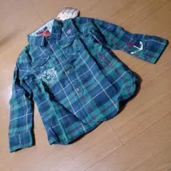 シャツ　スコッチ　シュランク　キッズ　新品