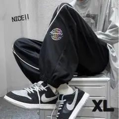 ビッグシルエット　XL 　ワイドパンツ メンズ 秋冬　スウェット ジョガーパンツ