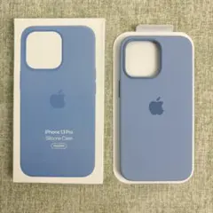 新品未使用· iPhone 13 Pro シリコンケース ブルー MagSafe