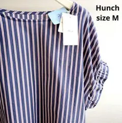 新品未使用タグ付 Hunch シャツ ブラウス M 　　定価4378円 半袖