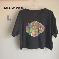 MEOW WOLF ミニ Tシャツ　カラフル【L】