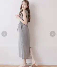 【8/28処分】 LADYMADEレディメイド　サイドラインワンピース